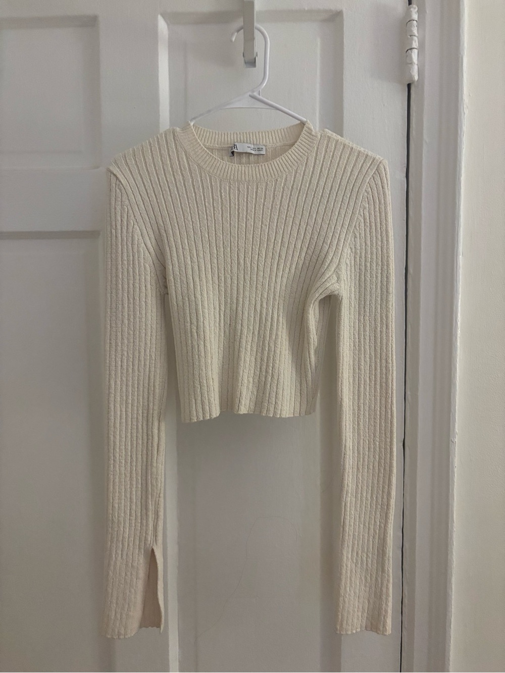 Zara Ribbed Long Sleeve Top